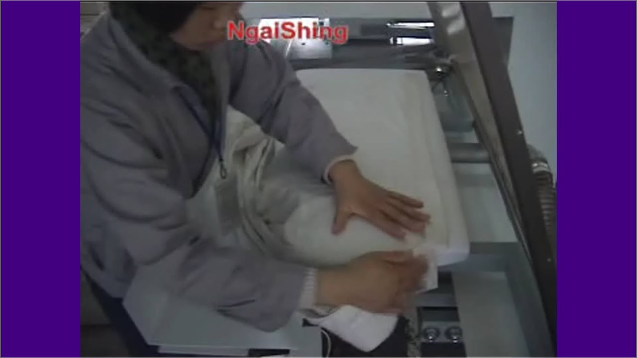NS-9664 Automatic Shirt Front Right Press 自動襯衫右前幅壓平機