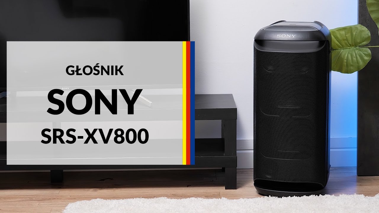 Głośnik bluetooth Sony SRS-XV800 – dane techniczne – RTV EURO AGD