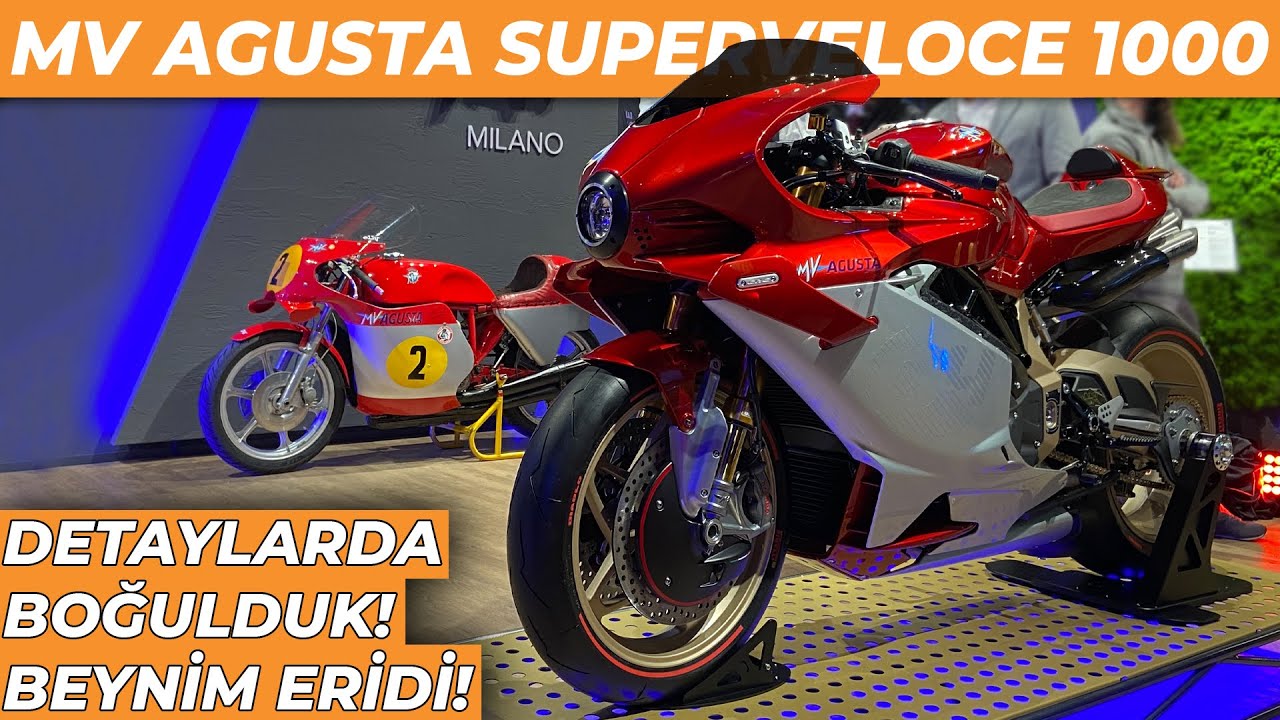 2023 MV Agusta Superveloce 1000 | İncelerken Aklım Gitti! EICMA 2022