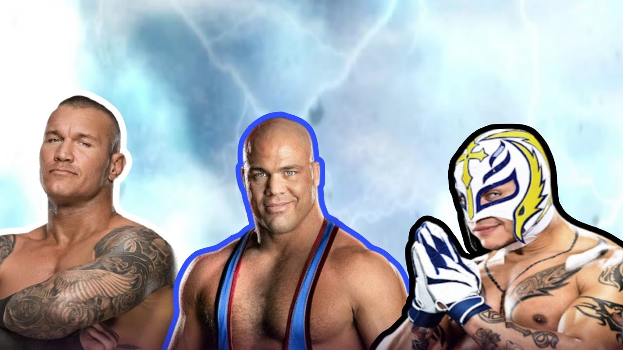 Wwe2k25 Rey Mysterio vs Kurt Angle vs Randy Orton