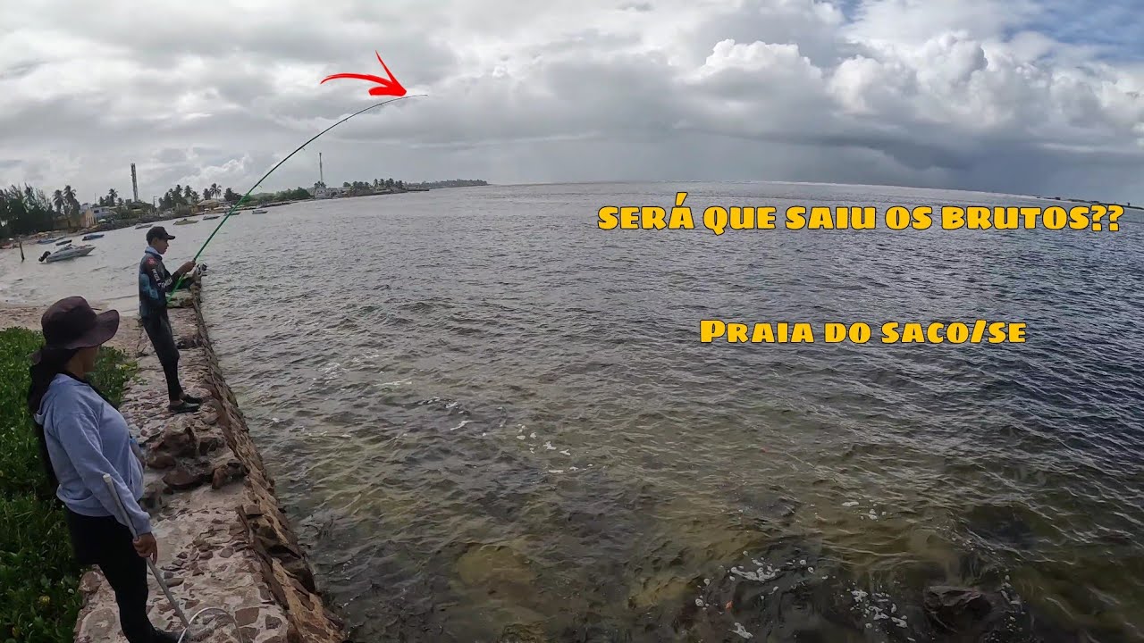 UMA GRANDE AVENTURA!!! 2 DIAS DE PESCARIA NO LITORAL SUL DE SERGIPE!!! Rockfishing Na Praia Do Saco!