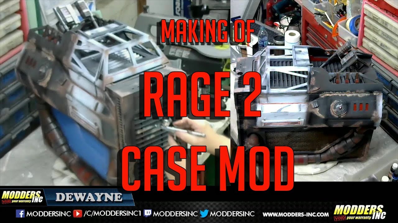 Time elapse of building the RAGE 2 Truck Case Mod - Modders-Inc