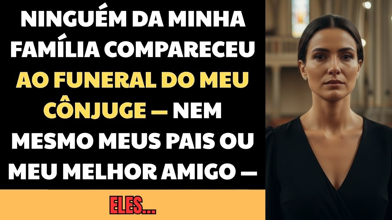 Ninguém da minha família veio ao funeral do meu marido —Nem meus pais, nem minha melhor amiga… Eles…