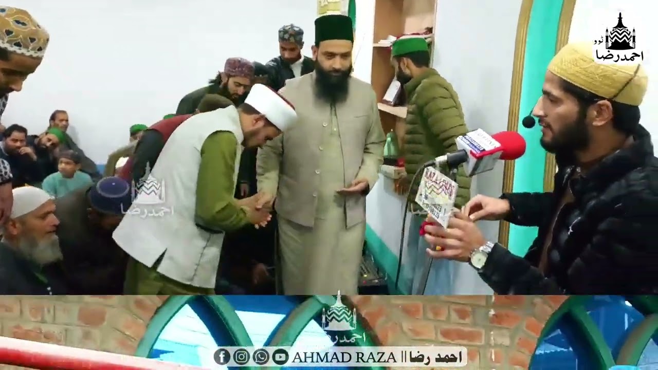 Most Grand Welcome at Roporaa Chadoora Budgam ❤️ Moulana Owais Qadri sahab #ahmadraza2