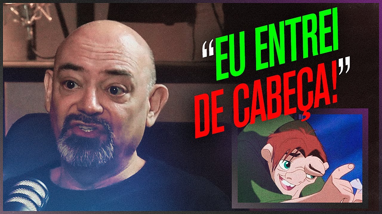 DUBLADOR DO CORCUNDA DE NOTRE DAME fala como foi dublar as canções e diálogos do PERSONAGEM