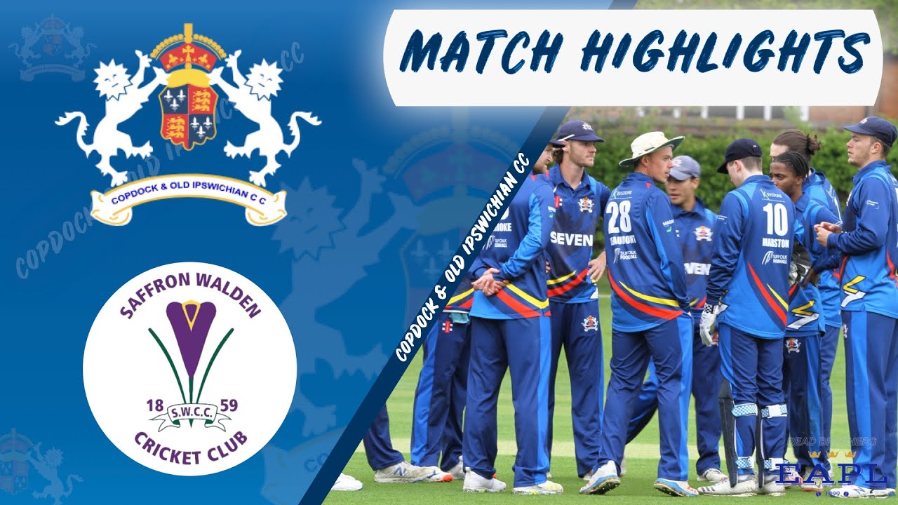 Copdock & OI CC 1st XI vs Saffron Walden CC 1st XI 6th June 2021 - Full Match Highlights