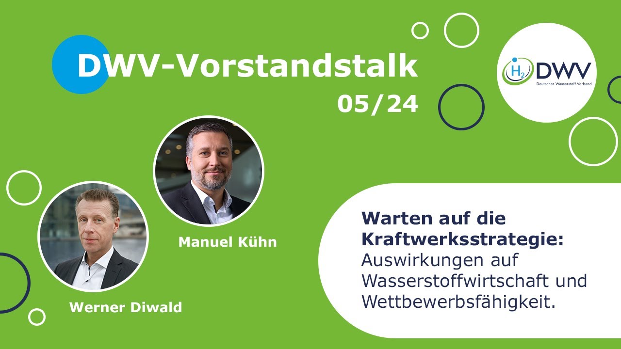 DWV-Vorstands-Talk 05/24: Manuel Kühn, Siemens Energy, Sustainable Energy Systems