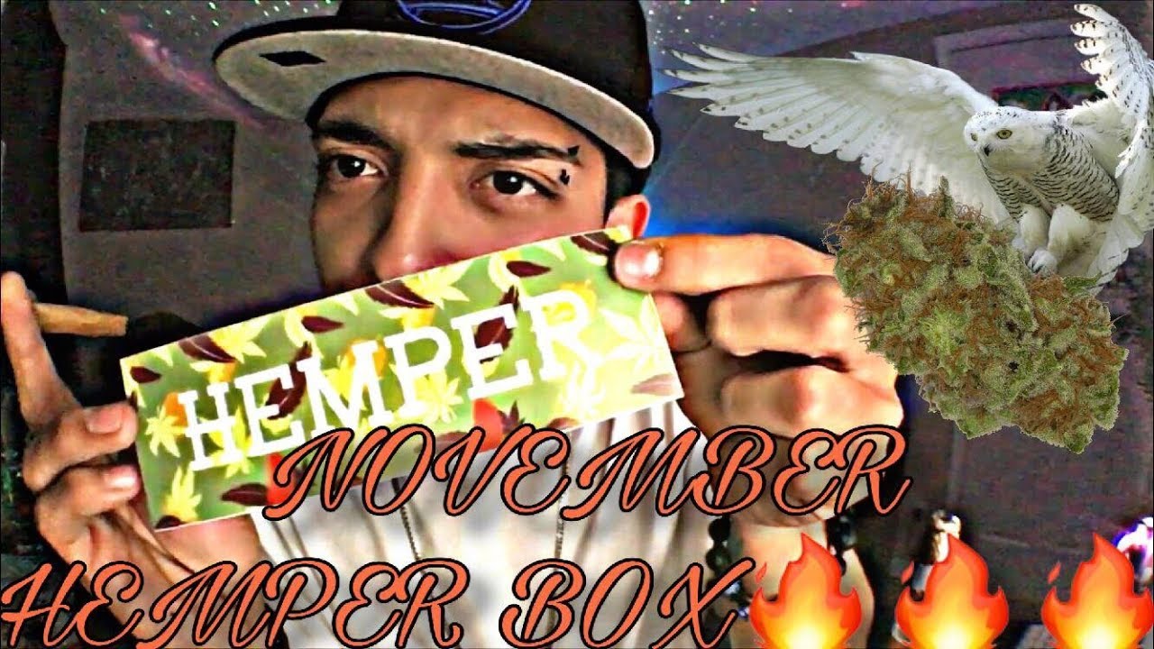 NOVEMBER HEMPER BOX UNBOXING!!!🔥😈 #Hemper #Smoke #Unboxing