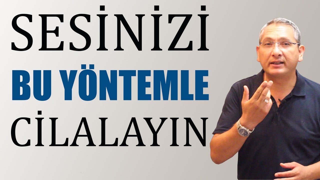 Sesinize cila atın. (Ulama ) Diksiyon dersleri