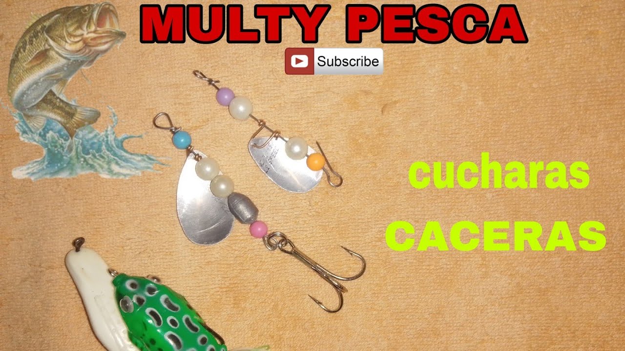 COMO HACER CUCHARAS para pescar🐠fácil