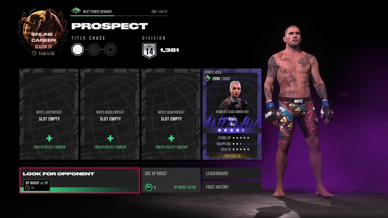 UFC 5 Online Career Gameplay