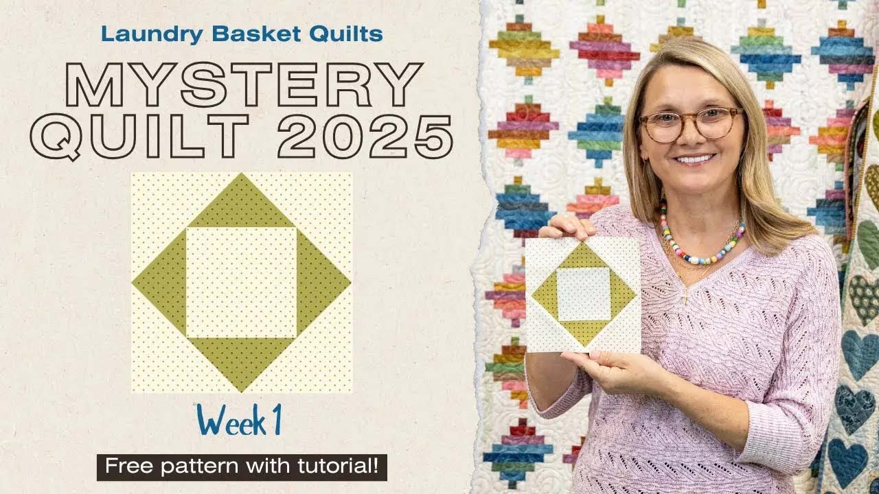 2025 Mystery Quilt - Week 1 - Square in a Square