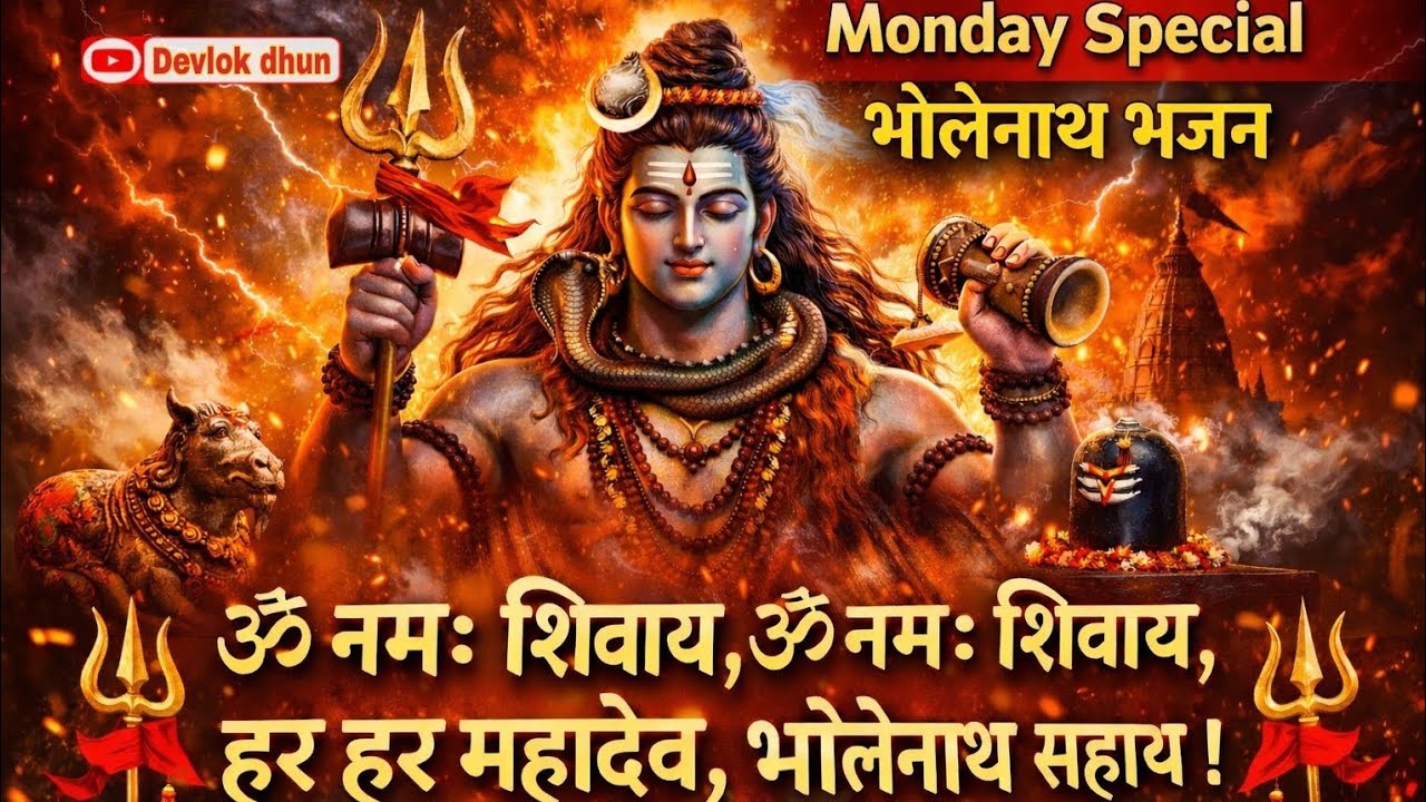 ॐ नमः शिवाय, ॐ नमः शिवाय | हर हर महादेव, भोलेनाथ सहाय 🔱 |Monday Special Bhajan |सुनकर बताएं कैसा लगा