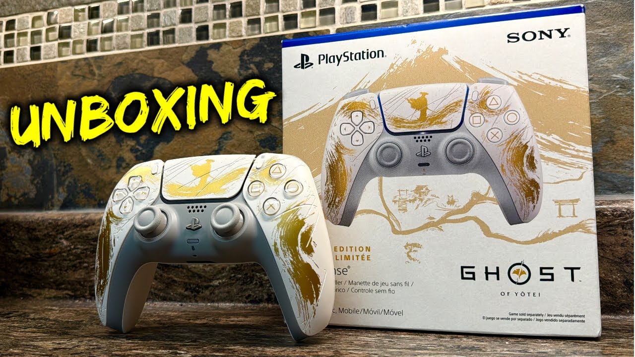 Распаковка контроллера Ghost of Yotei Limited Edition для PS5