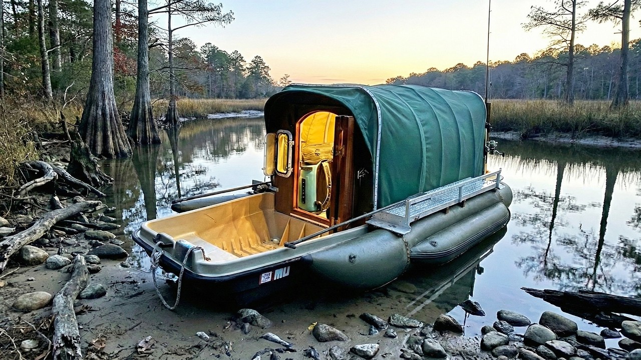 Building the PERFECT stealth boat camper