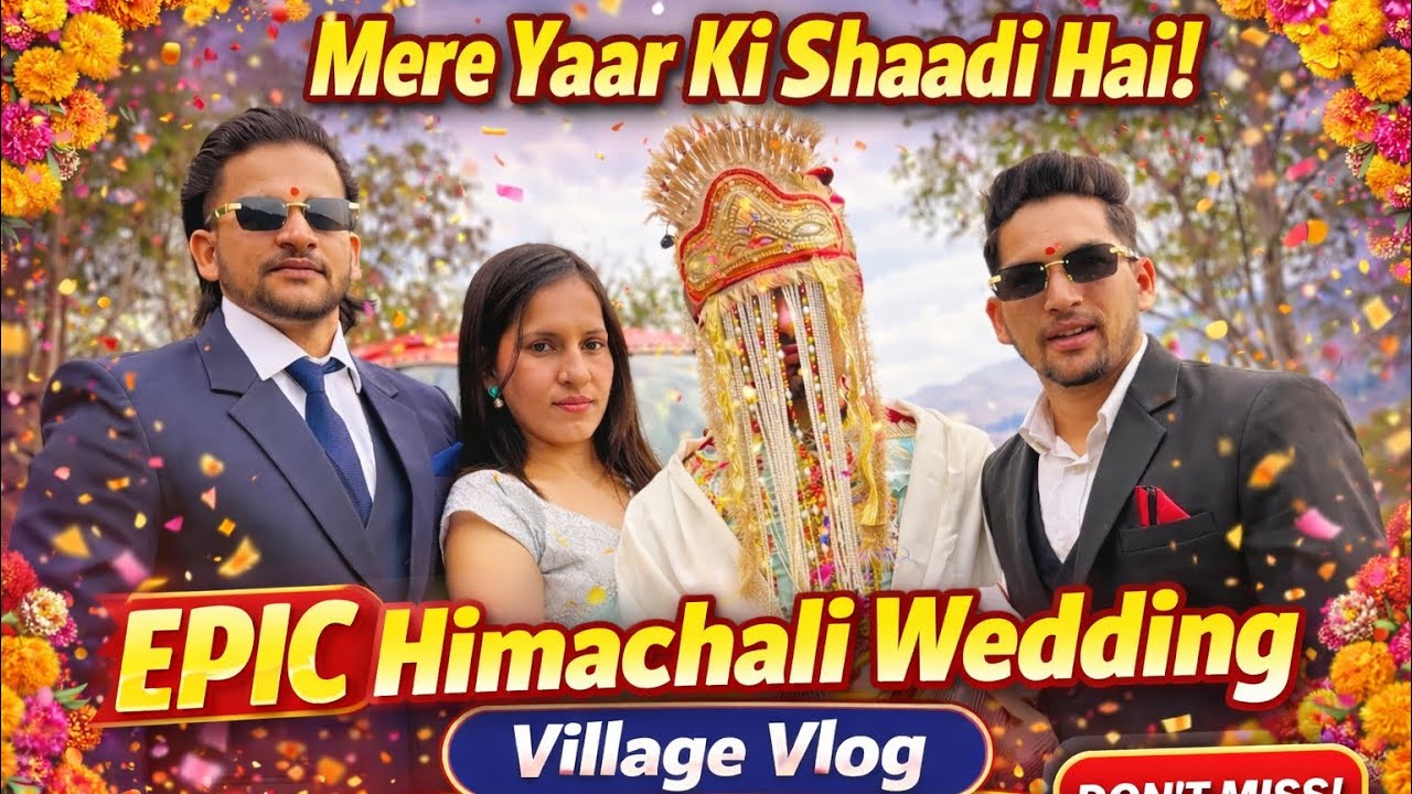 Mere Yaar ki Shaadi Hai | Village Marriage | Daily life Vlog | Daily Routine | Yogi Rana