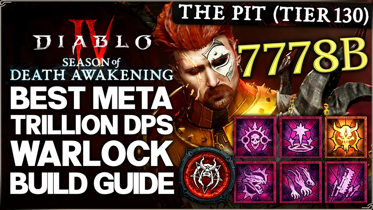 Diablo 4 &mdash; Новый лучший имбовый билд на Чернокнижника с уроном в ТРИЛЛИОНЫ &mdash; 14 сезон, &laquo;Безумец&raquo; ...