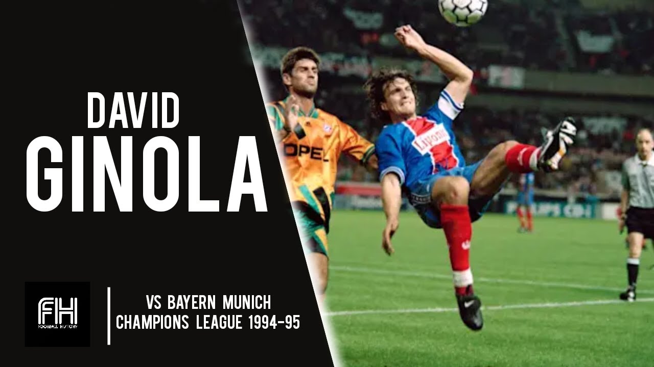 David Ginola ● Skills ● PSG 2-0 Bayern Munich ● Champions League 1994-95