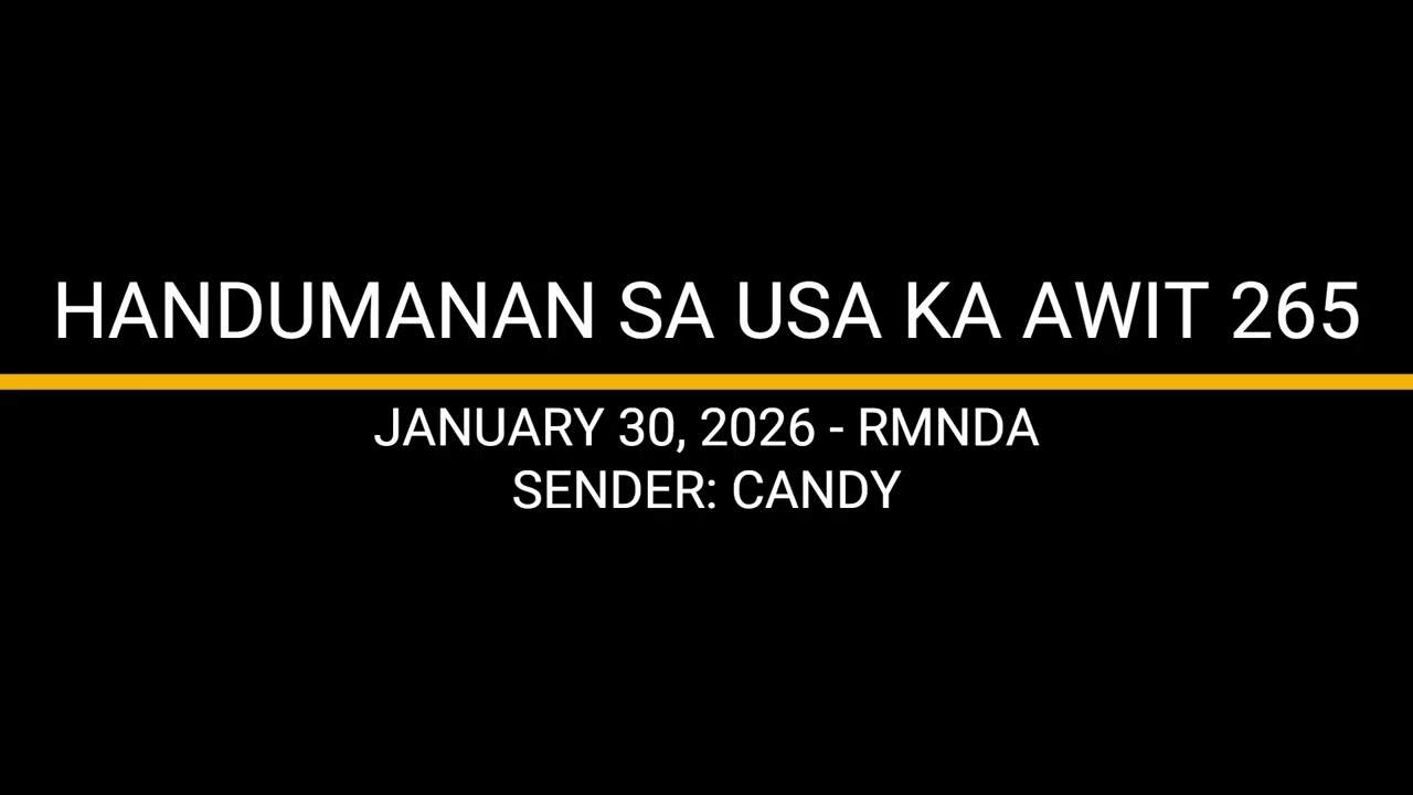 HANDUMANAN SA USA KA AWIT 265 - CANDY