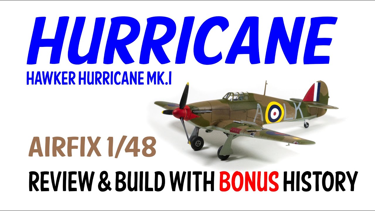Airfix Hawker Hurricane Mk.I 1/48th scale 2020 release FULL BUILD with bonus history - HD 1080p