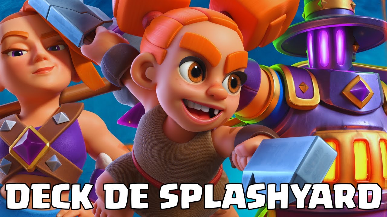 😮 ESSE DECK ESTÁ SEMPRE NO META! GANHE FÁCIL COM SPLASHYARD! - Clash Royale