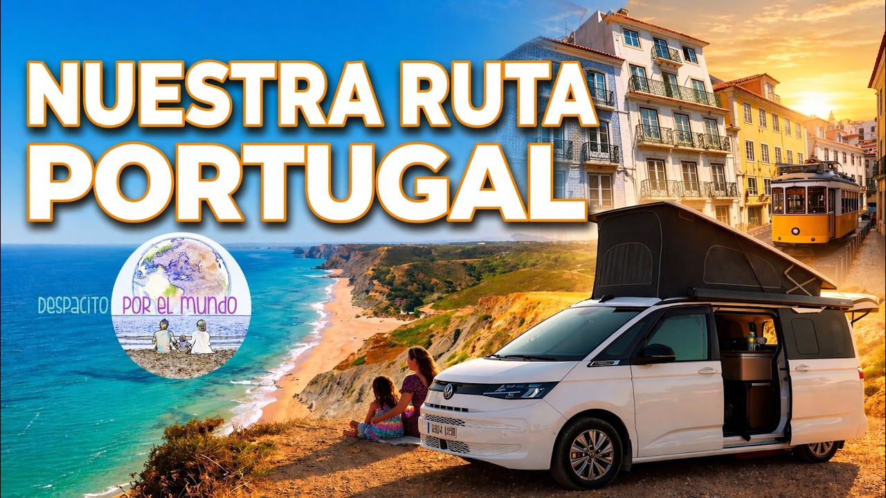 Viajamos a Portugal en nuestra nueva furgoneta camper 🚐 I Costa Algarve, Alentejo, Sintra y Lisboa