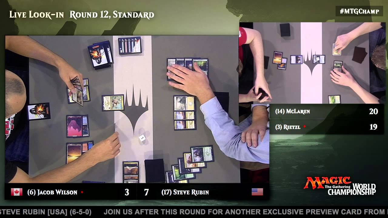 2015 Magic World Championship Round 12 (Standard): Shaun McLaren vs. Paul Rietzl