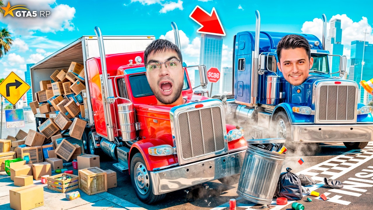 YANGI ISHIM LEKIN HAMMASINI BARBOT QILDIM NEGAAA?! YANGI OBNOVA TRUCKLARDA ISHLAYMIZ (GTA 5RP)