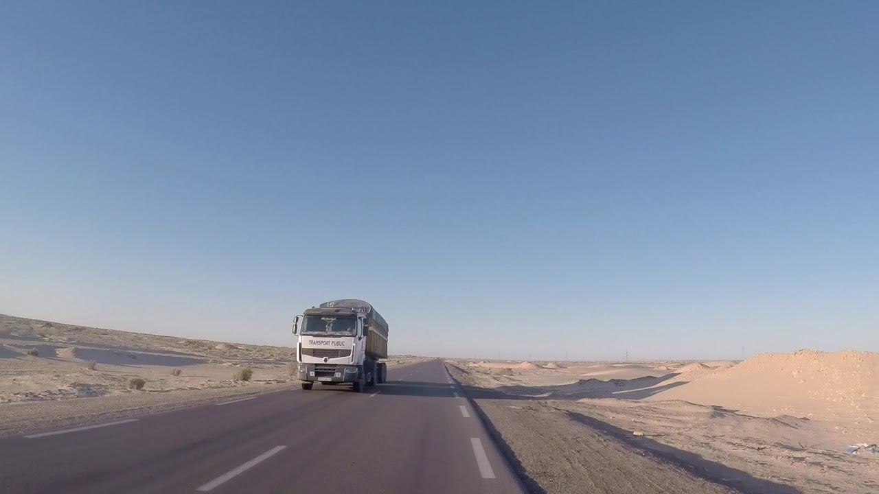 Algeria Road Biskra El Oued, Gopro / Algérie Route Biskra El Oued, Gopro