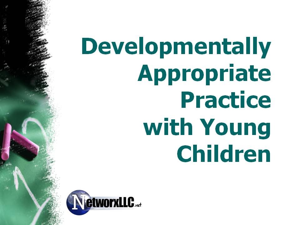 Developmentally Appropriate Practice Training Video
