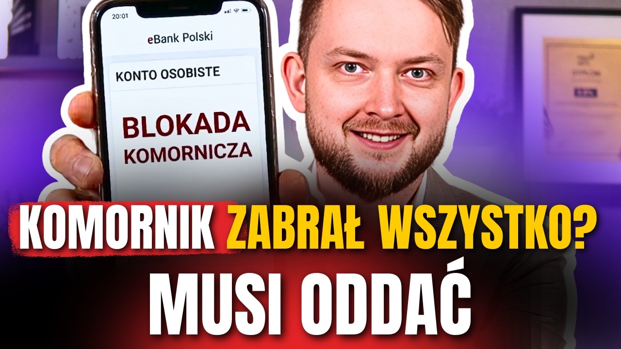 Komornik zajął Ci konto? Odblokuj w 48 godzin