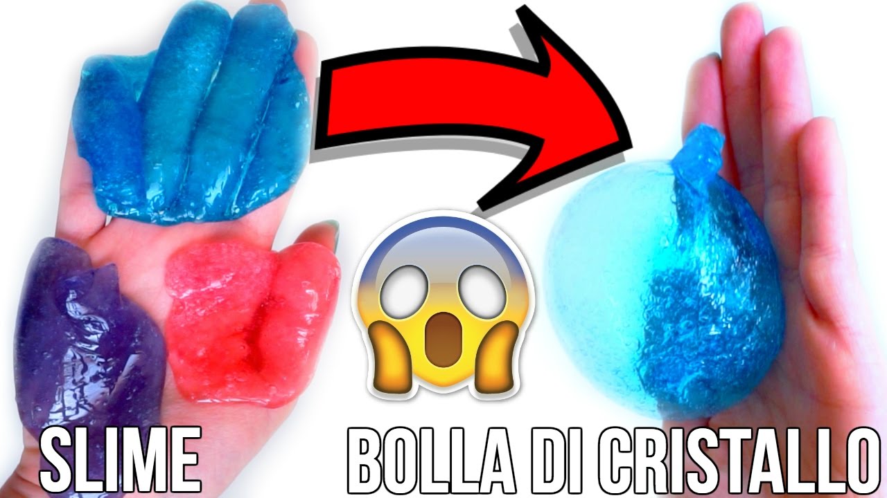 COME FARE LO SLIME!TRASFORMA LO SLIME IN BOLLA DI CRISTALLO!#SLIMEHACKS#2 ANITA STORIES