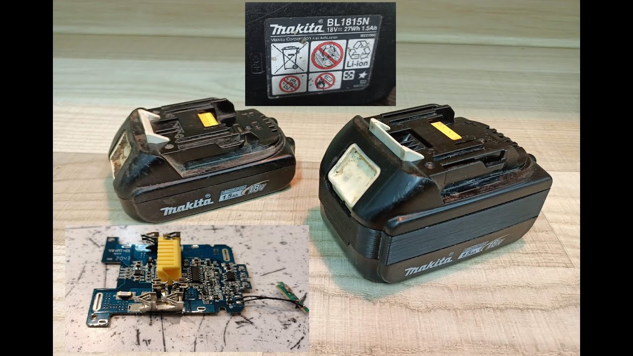 Regeneracja i Powiększenie Baterii Makita 18V BL1518N - Część 2 #Makita #DIY #18650 #Repacking