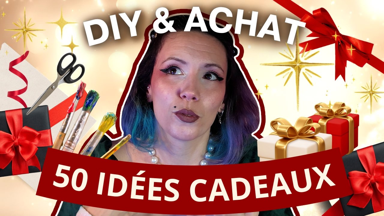 Cadeaux : la liste ULTIME de Noël 🎁 + de 50 idées utiles et pas chères ( DIY et achat )✨