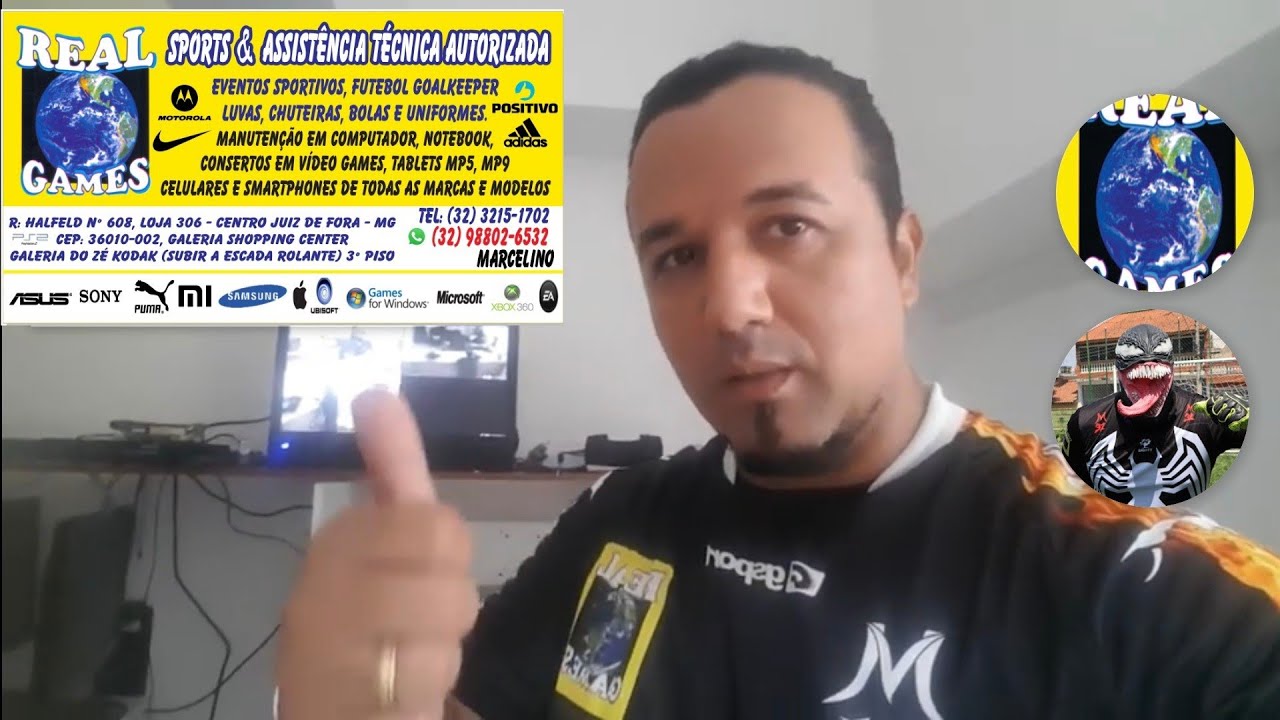 Laborat&oacute;rio t&eacute;cnico Real Games Assist&ecirc;ncia T&eacute;cnica. V&iacute;deo game. Celular. Notbook. Computador