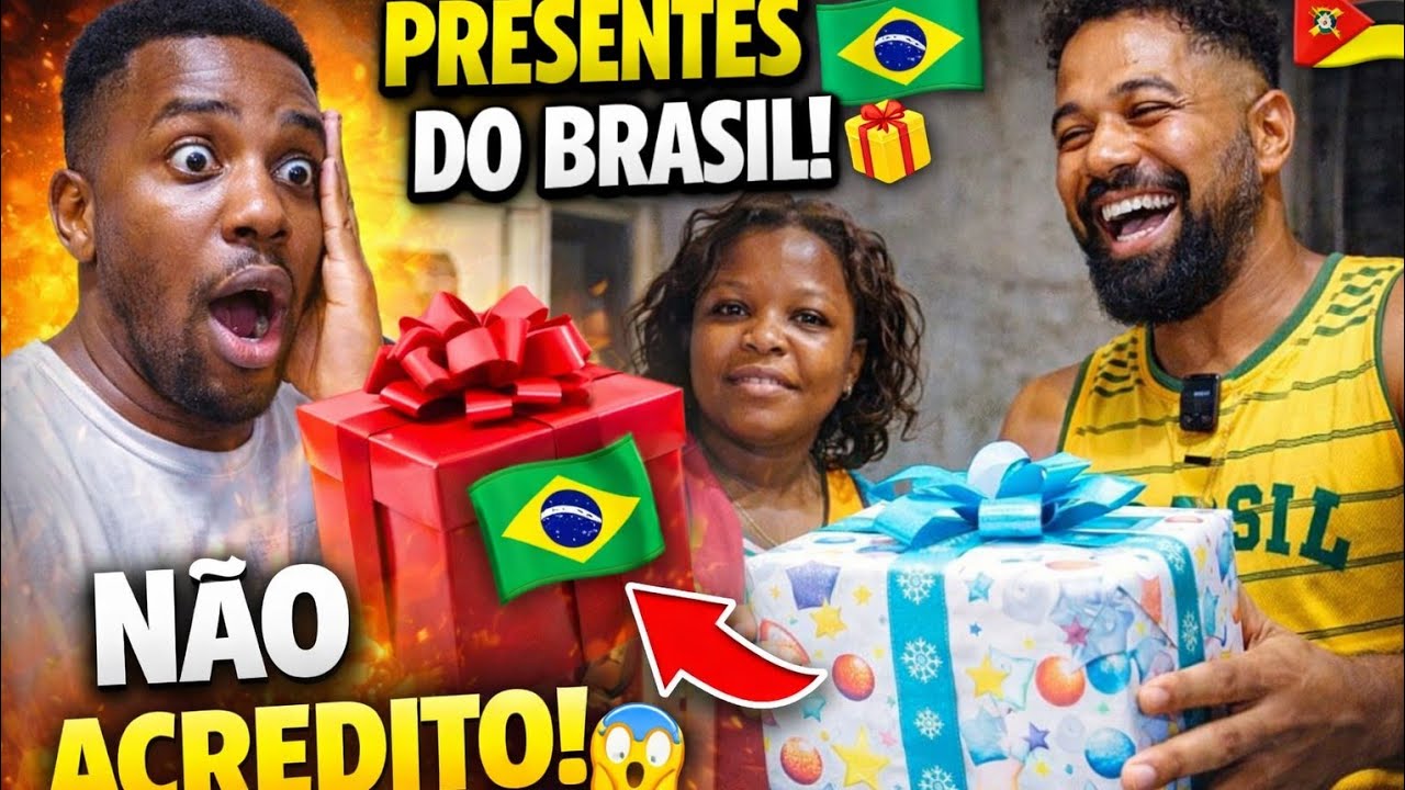 EU NÃO ESTAVA PREPARADO PARA ISSO… 🇧🇷😳 (PRESENTES DO BRASIL 🇧🇷🇲🇿😇)