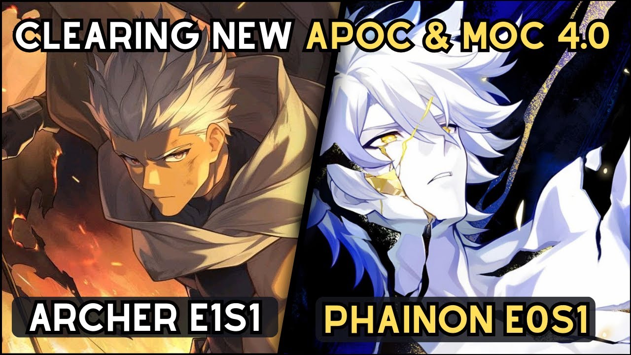 V5 | Hypercarry Archer E1S1 x Hypercarry Phainon E0S1 | New APOC 4.0 & MOC 4.0 #archer #phainon