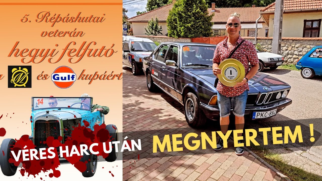 5. RÉPÁSHUTAI VETERÁN HEGYI FELFUTÓ | VÉRES KÜZDELEMBEN NYERT a 43 éves BMW e23 !!!