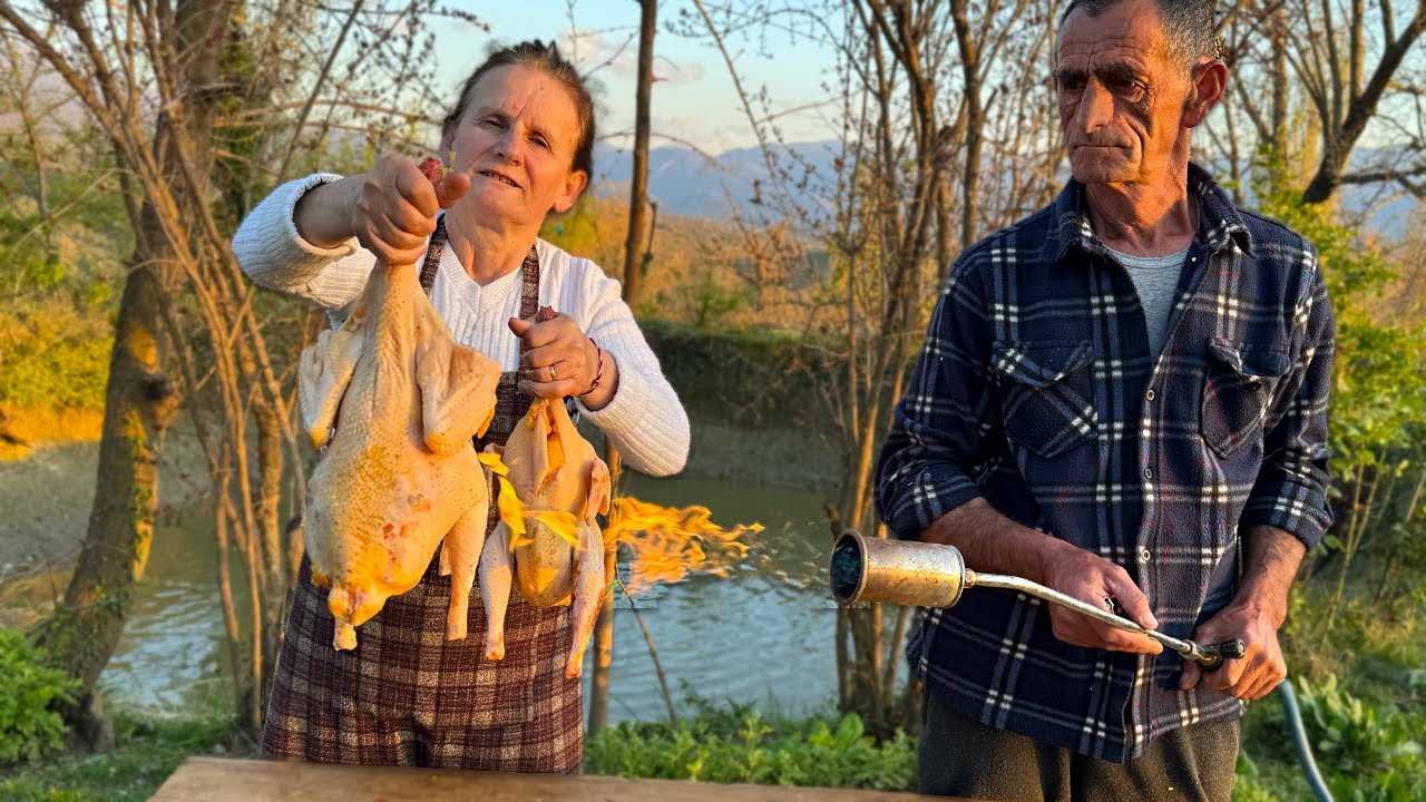 Traditional Albanian Jufka & Byrek – A Feast You Can’t Miss! 🇦🇱🍗🥮
