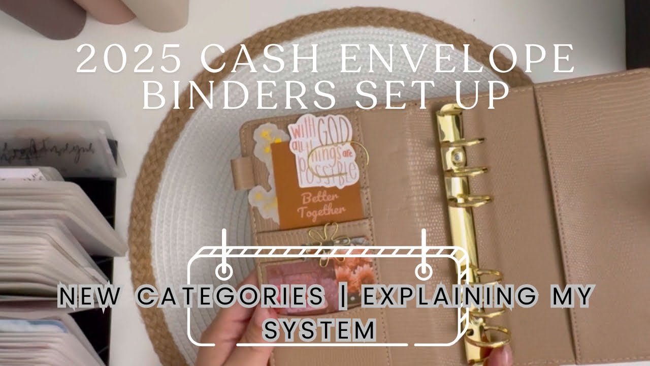 2025 Cash Envelope Binder Set Up | New Categories | Budget Friendly