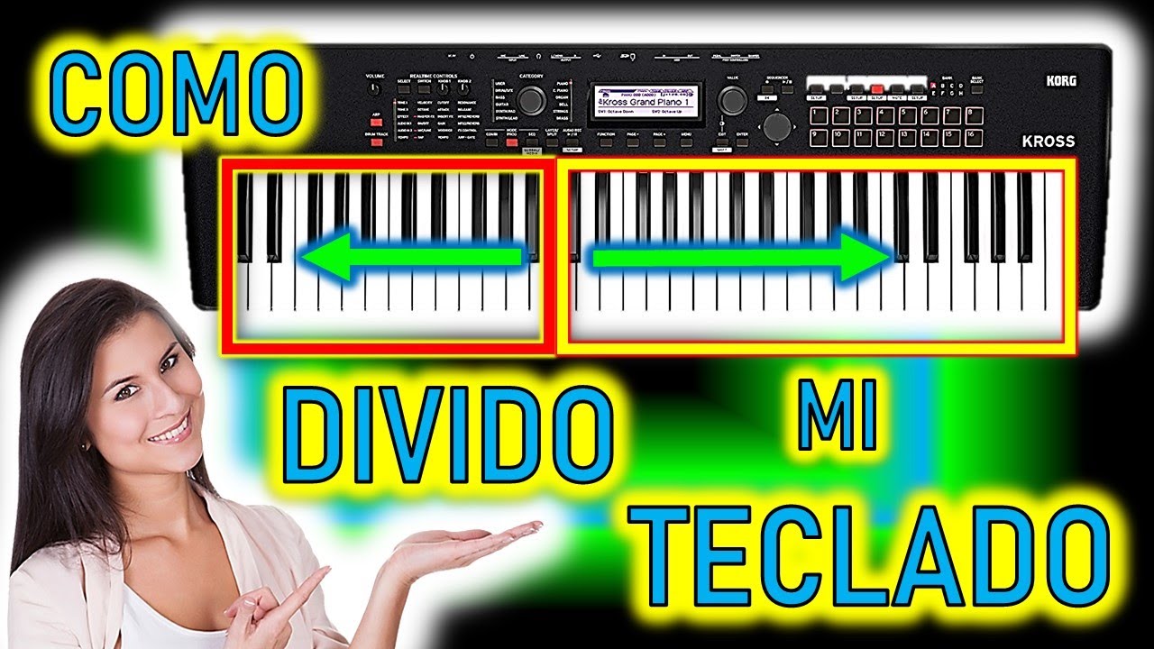 Como DIVIDIR el Teclado KORG KROSS 2 - Bien Explicado