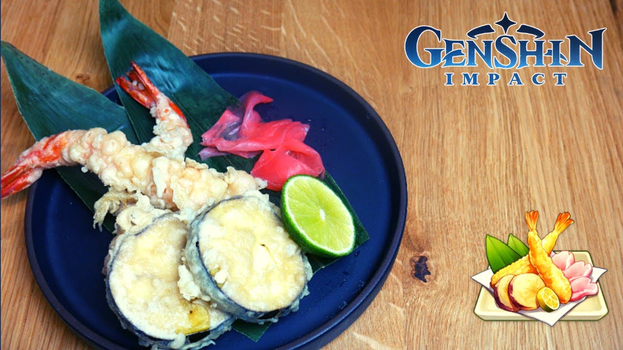 Genshin Impact Recipe #48 / Sakura Tempura