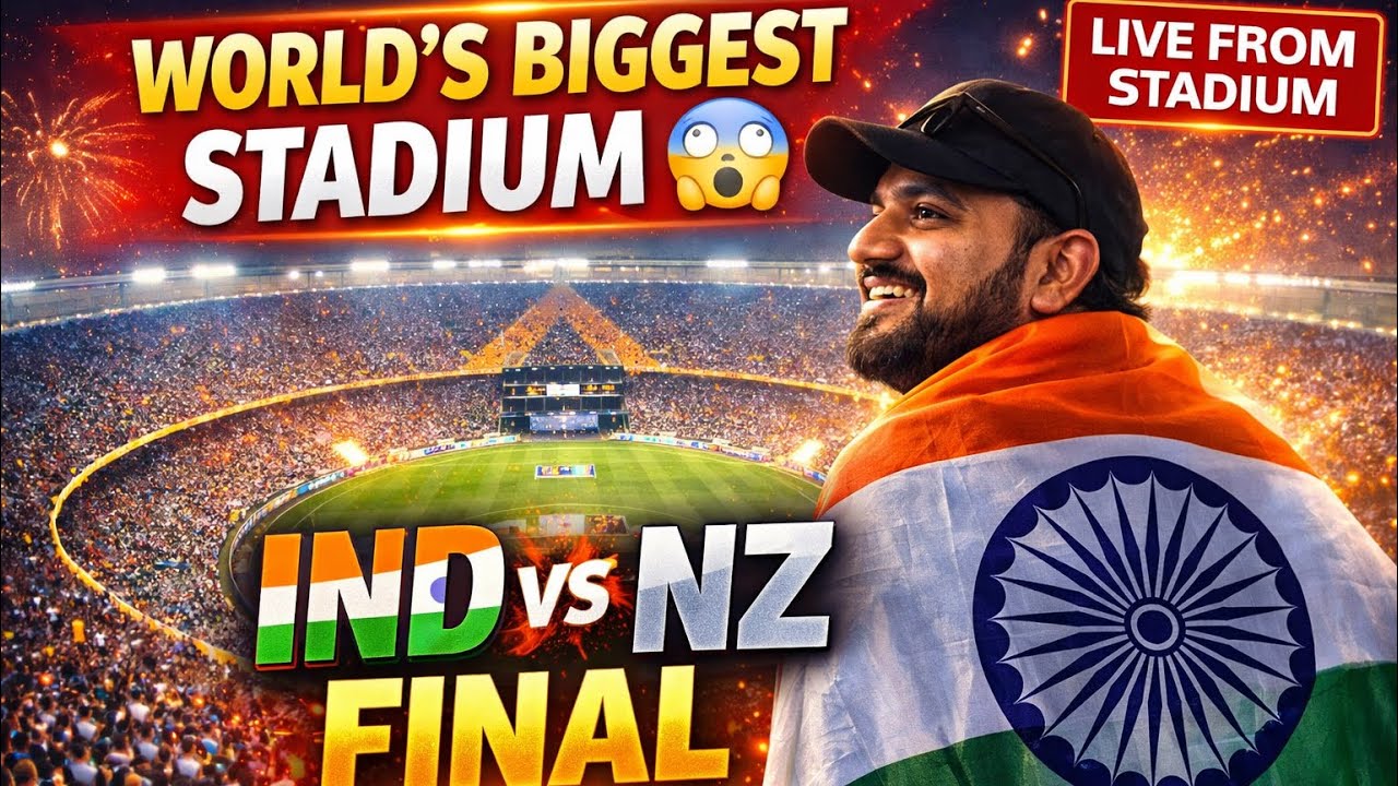IND vs NZ FINAL 😱 | World’s Biggest Stadium में Live Match Experience #indvsnz #t20worldcup 