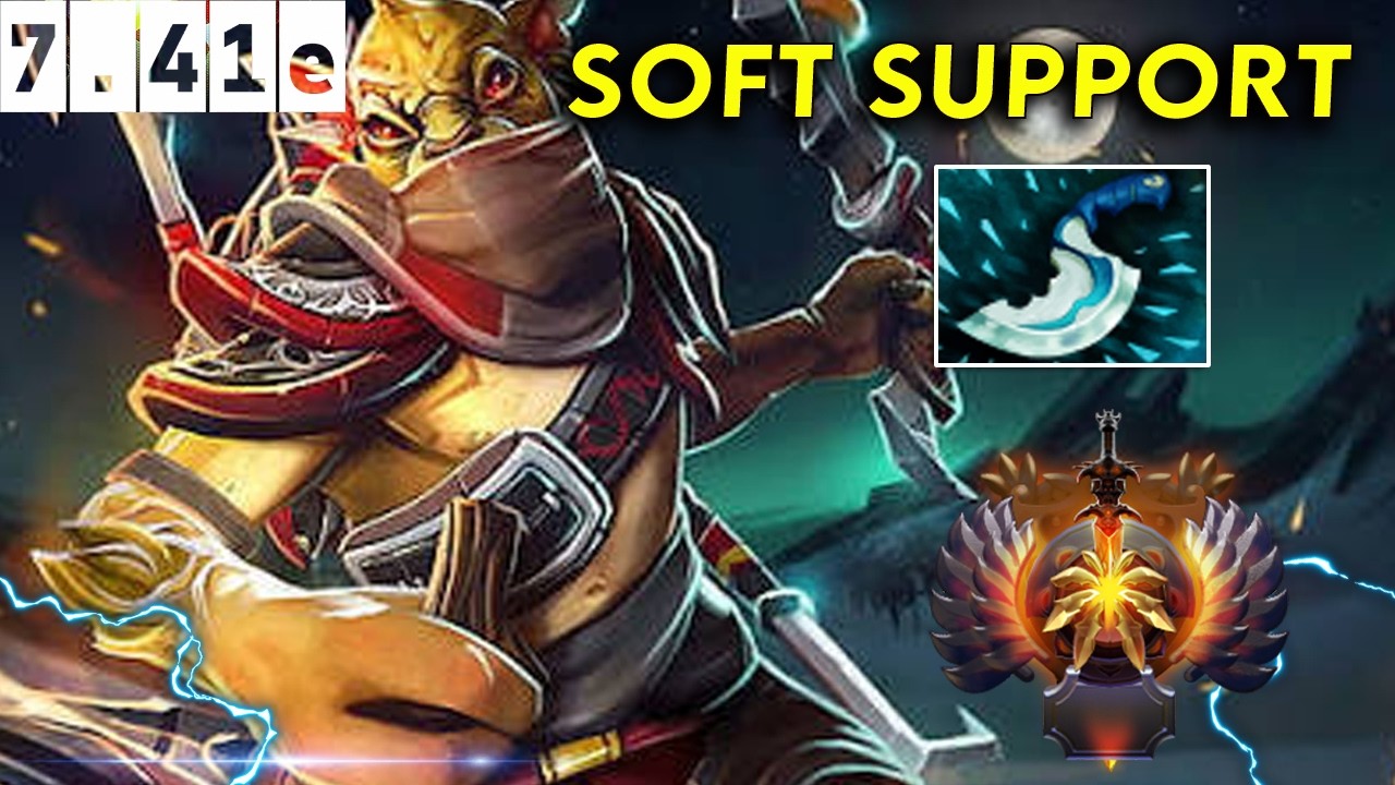 Bounty Hunter Immortal Soft Support - Dota 2 Patch 7.41e Pro Pub Gameplay #3