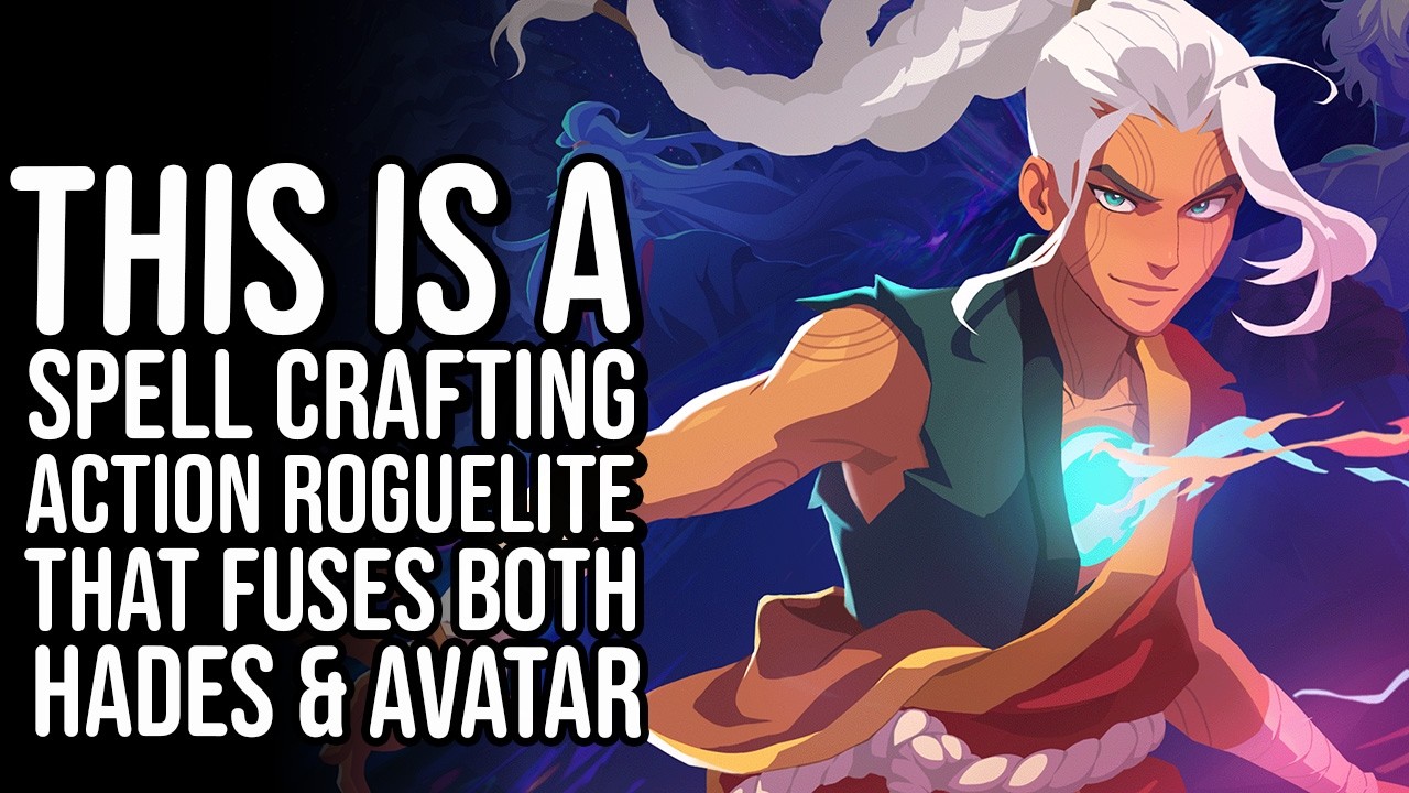 I slayed EVIL as a HUMAN LAWN MOWER in this Spell Crafting Roguelite!