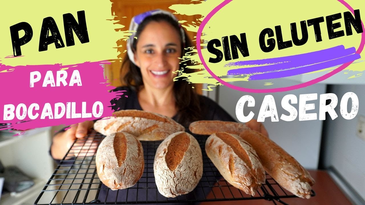 ✅ Cómo hacer PANECILLOS SIN GLUTEN para BOCADILLOS (Veganos, sin huevo, sin lactosa) Muy fácil