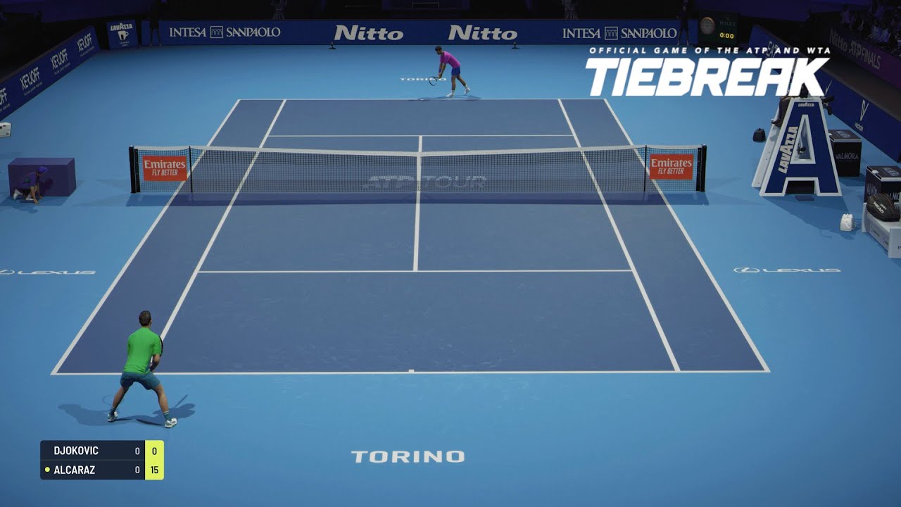 TIEBREAK - Novak Djokovic Vs Carlos Alcaraz I Nitto ATP Finals I Expert Difficulty (PS5)