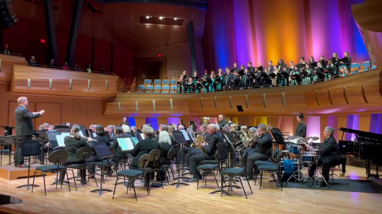 Hymn To Freedom Paul Read 2026 Westwinds Bronze Band Young Adult Choir Spring Concert at Bella