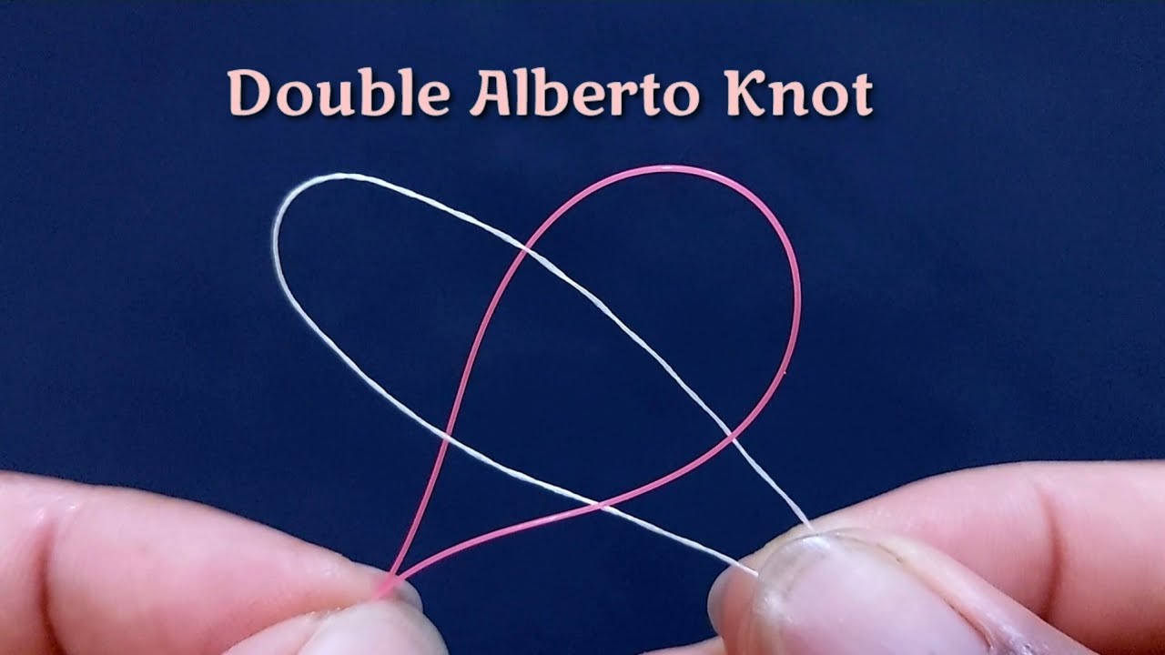 An easy way to connect PE Braid to leader | alberto knot
