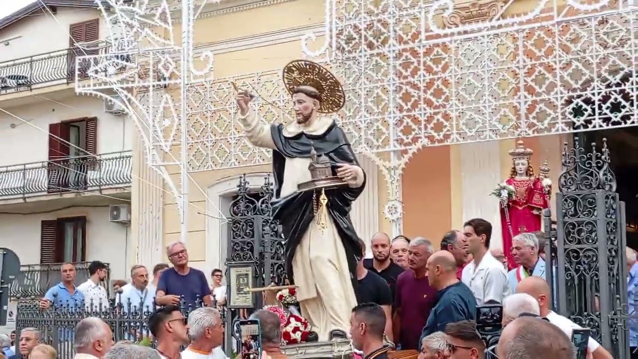 Uscita e inizio processione San Domenico Marina di Camerota(Sa) 04/08/2024 2024